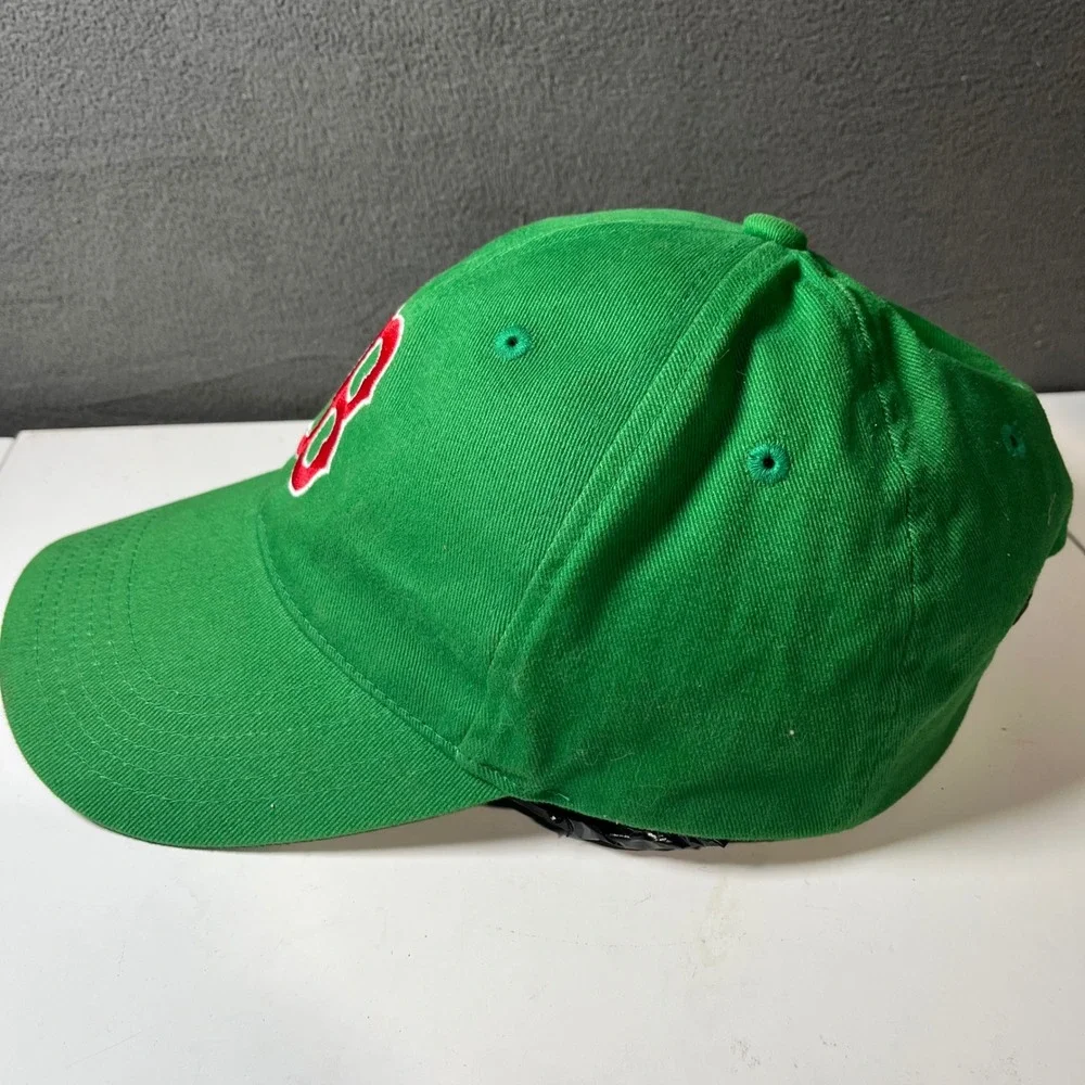 Boston Red Sox Green MLB Hat Twins Enterprise Adjustable Baseball Cap St Patty